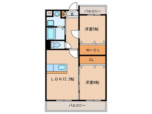 オークフィールドの物件間取画像